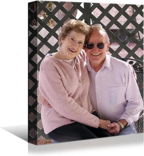 Miniatura 15 de Looife Impresiones en lienzo personalizadas de 40 x 20 pulgadas con tu foto, arte de pared personalizado con tu foto sobre lienzo
