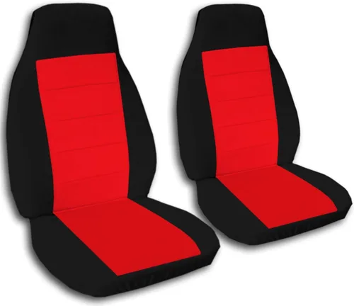 Miniatura 10 de TOTALLY COVERS Compatible con Ford F-150 F-250 F-350 de 1992-1998 con dos tonos para asiento de camión (sillas capitanes/cubos) con reposabrazos