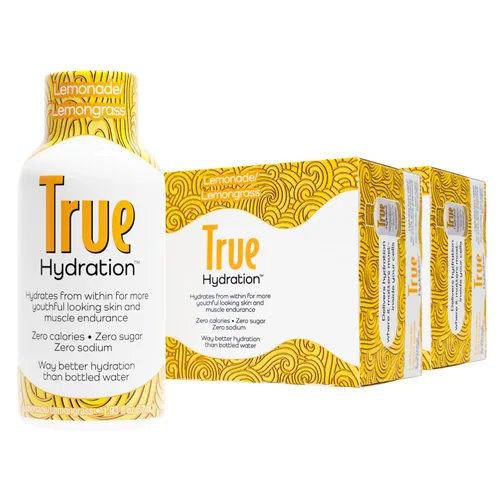 Miniatura 12 de True Hydration Shots Lemonade - Agua de limonada, paquete de 12 unidades de 1.93 onzas líquidas, electrolitos, aminoácidos, cero azúcar, cero sodio