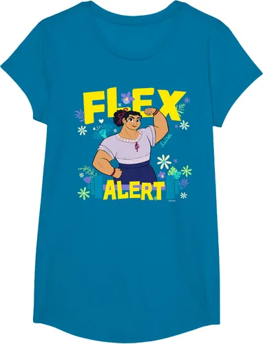 Miniatura 40 de Disney Encanto Luisa Madrigal Flex Alert Camiseta, Negro