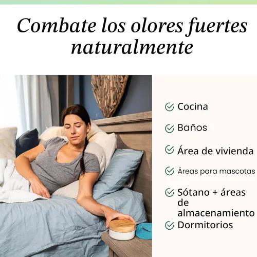 Miniatura 7 de Azuna Ambientador y eliminador de olores para olores fuertes El kit de 2 habitaciones incluye (2) frascos de vidrio de lujo vacíos de 8 onzas y 12