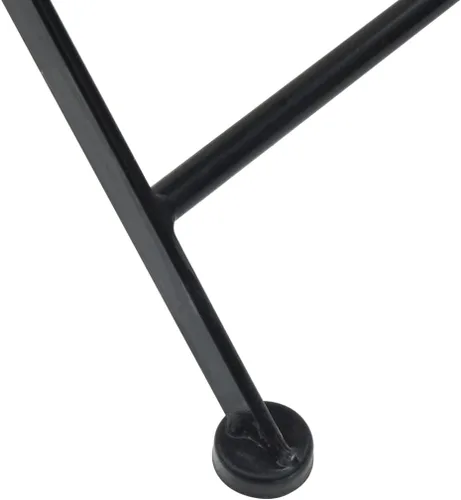 Miniatura 6 de vidaXL Sillas de bistro plegables 2 piezas, silla plegable, silla de comedor bistró para jardín al aire libre, muebles de patio, cerámica azul
