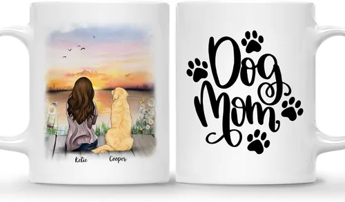 Miniatura 19 de Gossby Taza personalizada – Taza personalizada para perro, taza para mamá, taza para amantes de los perros, taza para mascotas, taza de café