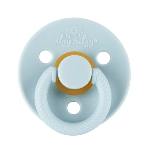 Miniatura 3 de Itzy Ritzy Chupetes de goma natural (juego de 2) – Chupetes para bebé con pezón en forma de cereza y agujeros de aire grandes para mayor seguridad
