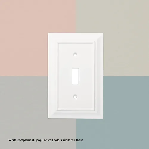 Miniatura 5 de Embellecedor para interruptor de pared Franklin Brass de diseño clásico de bolitas, embellecedor de interruptor, marco de interruptor