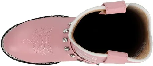 Miniatura 4 de Durango Botas vaqueras Lil' Pink N Chrome para niña