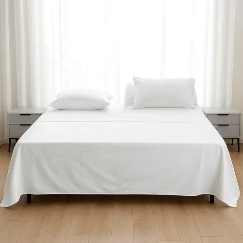 Miniatura 22 de Flex Head - Sábanas King para dormir con número de cama, juego de sábanas ultrasuaves de microfibra flexible de 4 piezas con división superior de 34