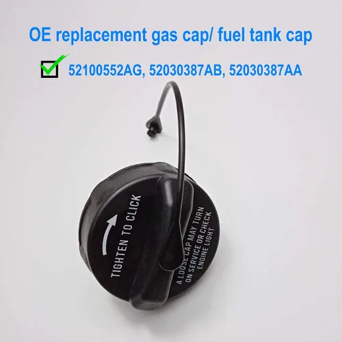 Miniatura 6 de Tapa de gas de repuesto 52100552AG, 52030387AB, 52030387AA para 2003-2018 Jeep Wrangler JK, 2003-2006 Wrangler TJ, Liberty, Cherokee, Compass, Grand