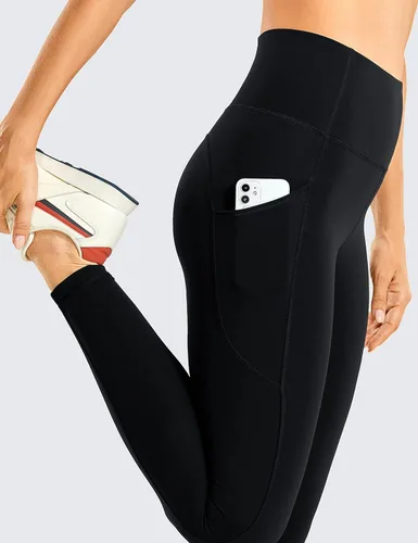 Miniatura 3 de CRZ YOGA - Leggings de entrenamiento cepillados con sensación de desnudez para mujer, de 25 pulgadas, pantalones deportivos para yoga de cintura