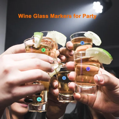 Miniatura 4 de 2 juegos de pegatinas numéricas (número 1-300), pegatinas holográficas autoadhesivas para organizar botellas de esmalte de uñas/palitos de muestra