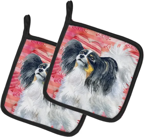 Miniatura 54 de Caroline's Treasures BB9655PTHD - Juego de soportes para ollas de cocina resistentes al calor, almohadillas calientes para horno, 7 1/2 x 7 1/2
