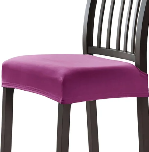 Miniatura 21 de YOPOIY Juego de 8 fundas de terciopelo para sillas de comedor, 6, 4, 2, suaves, lavables, extraíbles para cocina, boda, fiesta
