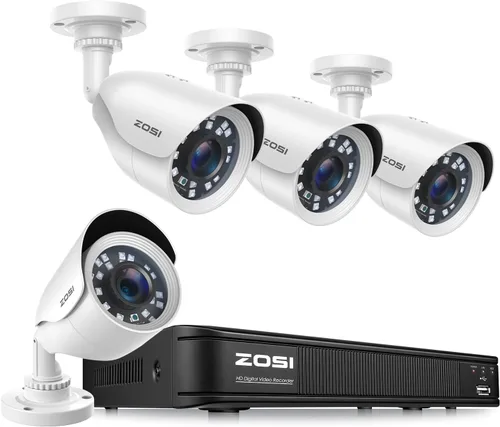 Miniatura 13 de ZOSI Sistema de cámara de seguridad para el hogar 3K 5MP Lite H.265+, DVR de vigilancia de 8 canales con detección de vehículos humanos AI y 4