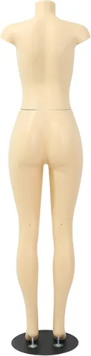 Miniatura 5 de Maniquí femenino sin cabeza y sin brazos de 63 pulgadas, modelo de cuerpo humano realista, maniquí de exhibición de estilo brasileño, soporte