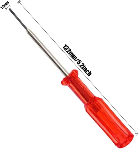 Miniatura 2 de Destornillador hexagonal de 0.059 in y 50 tornillos de abrazadera de aguja compatibles con máquina de coser industrial Overlock Juki Yamato Pegasus