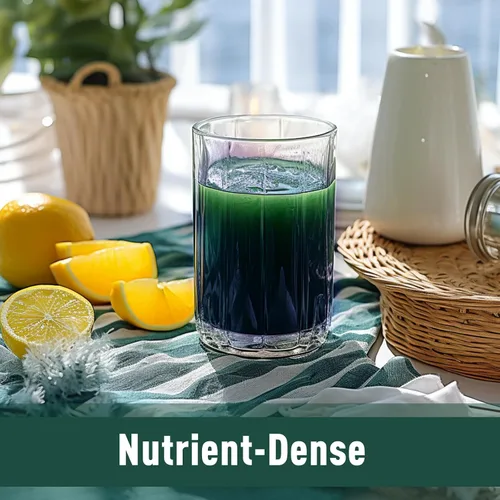 Miniatura 5 de Unleash'd Organic Spirulina en polvo 16 onzas – Superalimento natural 100% puro, alto en proteínas, rico en antioxidantes, vegano, sin OMG, sin