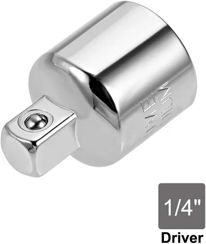 Miniatura 5 de uxcell 3 unidades de 3/8 pulgadas (F) x 1/4 pulgadas (M) reductor de enchufe para llaves de trinquete, hembra a macho, Cr-V
