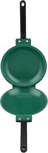 Miniatura 3 de Pasamer Doble Lado Antiadherente Revestimiento Cerámico Flip Sartén Pancake Maker Hogar Cocina Utensilios de cocina Verde Negro