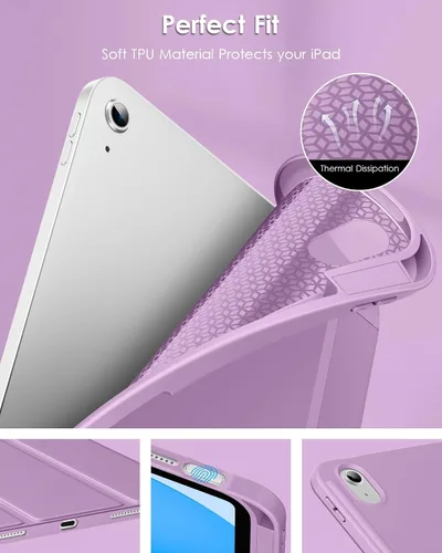 Miniatura 3 de DTTO Funda para iPad (A16) de 11ª Generación de 11 Pulgadas 2025, Funda para iPad de 10ª Generación de 10.9 Pulgadas 2022, Funda Protectora Trasera