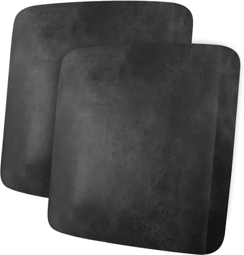 Miniatura 13 de ANARACHON Fundas de cojín de sofá con aspecto de cuero, juego de fundas de asiento de sofá, protector de muebles para sillón seccional, sofá biplaza