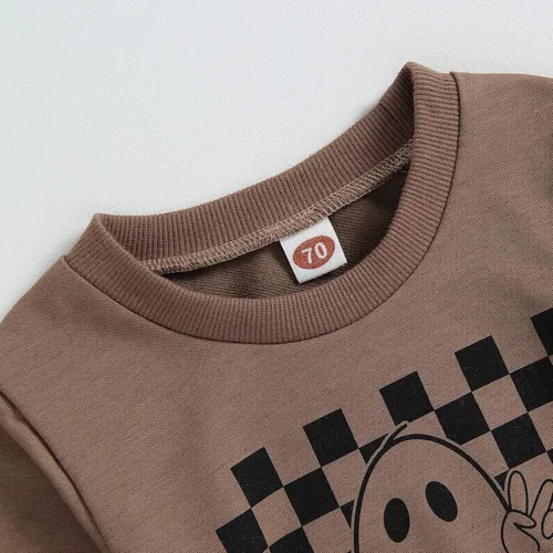 Miniatura 5 de Conjunto de sudadera de calabaza para bebé y niño pequeño, sudadera con pantalones y pantalones para recién nacidos, ropa de otoño