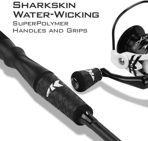 Miniatura 6 de KastKing Crixus Fishing Rod and Reel Combo, High Performance Spinning & Baitcaster Combo, IM6 Graphite 2Pc Blanks, Zirconium Oxide Rings