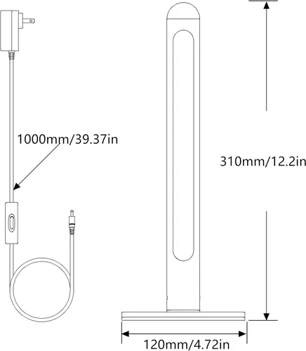 Miniatura 9 de LAMPAOUS Barras de luz LED inteligentes, funcionan con Alexa y Google Assistant, retroiluminación RGBCW WiFi TV con modos de escena y música