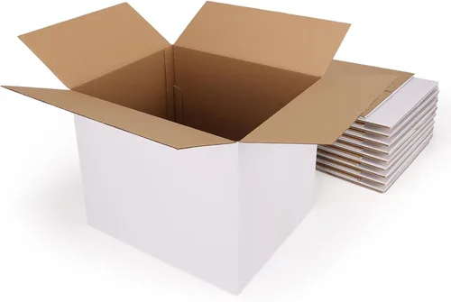 Miniatura 25 de Hoikwo Paquete de 40 cajas de envío de 4 x 4 x 2 para pequeñas empresas, cajas de cartón de embalaje negras, caja de embalaje de correo móvil