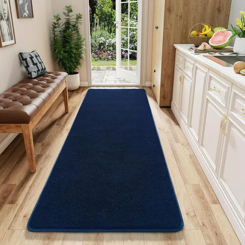 Miniatura 65 de Alfombra de pasillo lavable AROGAN de 2x8 para pasillo, alfombras largas con suave espuma viscoelástica para dormitorio, alfombras antideslizantes