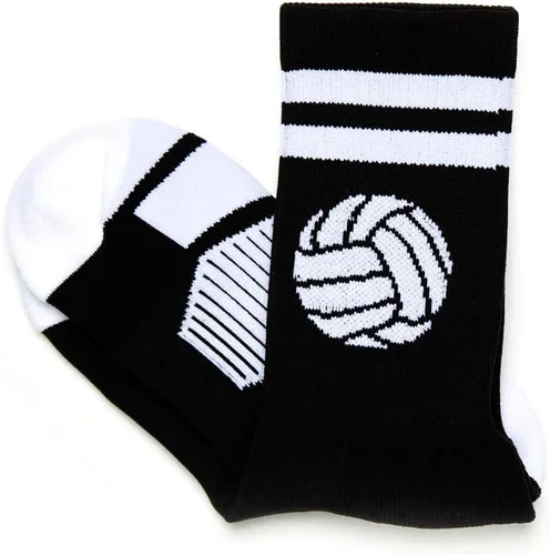 Miniatura 4 de ChalkTalkSPORTS Calcetines tejidos de voleibol a media pierna Pelota clásica Varios colores y tamaños