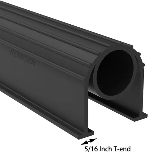 Miniatura 2 de BOWSEN - Sellos inferiores para puerta de garaje, resistentes a la intemperie, sellado de umbral de alto rendimiento, junta de goma EPDM