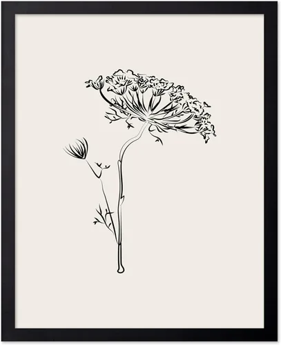 Miniatura 19 de Poster Master Póster de peonías – Estampado de flores retro – Ilustración floral – Ilustración en blanco y negro – Diseño de línea y abstracto