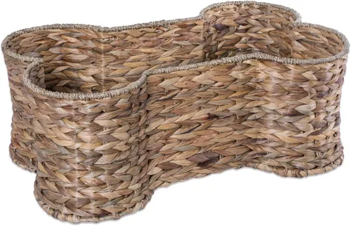 Cesta de almacenaje de organizador del animal doméstico de la forma de hueso para la decoración casera, juguete del animal doméstico, cobertores,