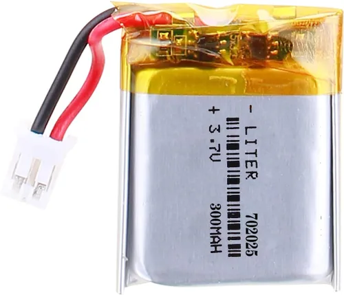Liter energy battery batería recargable 702025 del polímero de iones de litio de la batería 300mAh 3.7V Lipo con el conector de JST