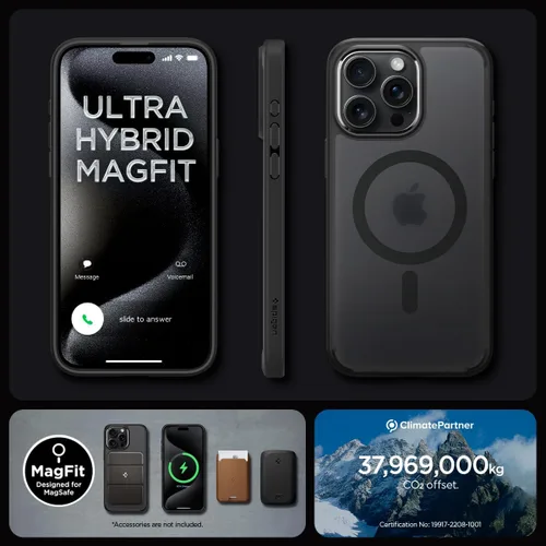 Miniatura 34 de Spigen Funda para iPhone 13 Mini, ultra híbrida MagFit [antiamarilleo] [compatible con Magsafe] - Transparente