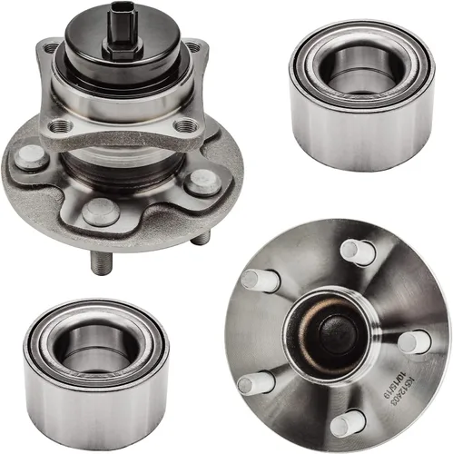 Miniatura 120 de Detroit Axle - Kit de nudillos de dirección delantera izquierda para Ford Edge Lincoln MKX 07-10, cojinete de rueda del lado del conductor, nudillo