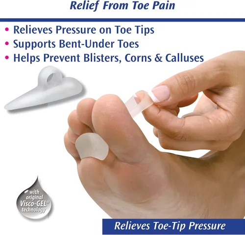 Miniatura 4 de PediFix Visco-gel - Cojín para dedos de martillo, pequeño derecho