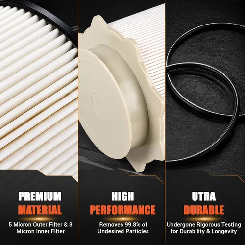 Miniatura 5 de Kit separador de agua con filtro de combustible Cummins de 6.7L para Dodge Ram 2500 3500 4500 5500 2021 2021 2021 2022 2023 2024 Dodge Ram 2500 3500