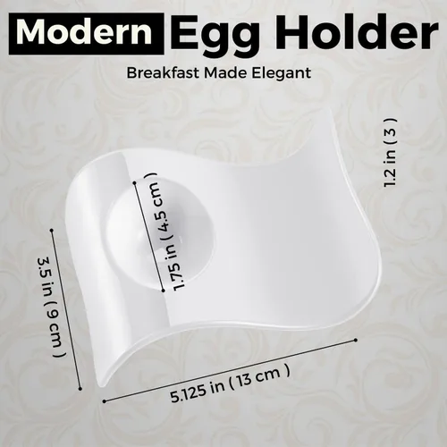 Miniatura 7 de Flexzion Taza de cerámica para huevos – 6 piezas de soporte duro para huevos duros y soporte para huevos hervidos suaves, taza de huevo blanco