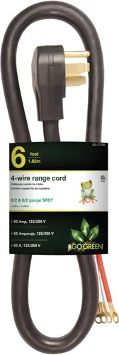 Miniatura 12 de Go Green Power GG-27004 cable de alimentación para estufa de 4 pies, 3 cables, 30 amperios