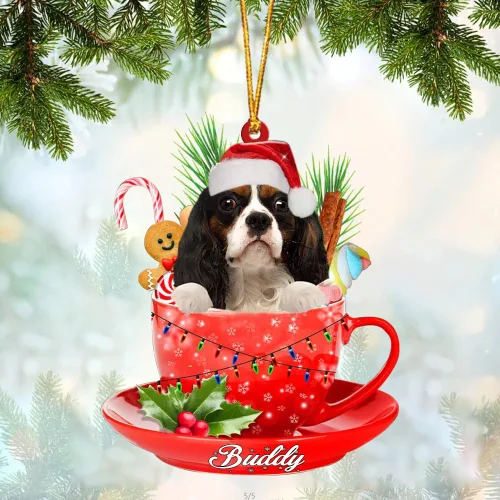 Miniatura 105 de Alaskan Malamute - Adorno acrílico personalizado para perro en taza, adorno de Navidad personalizado para perro 2023, decoración de árbol