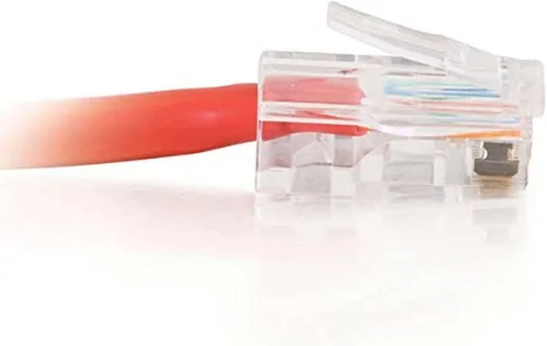 Miniatura 140 de C2G 24494 Cable cruzado Cat5e - Cable de conexión de red sin blindaje sin arranque, naranja (3 pies, 3.0 ft)