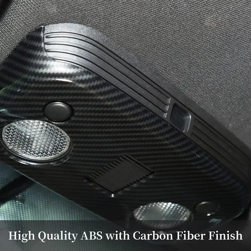 Miniatura 3 de RT-TCZ Cubierta de Adorno de Lámpara de Luz de Lectura del Techo Delantero de Fibra de Carbono, Accesorios Interiores para Ford Mustang 2009-2022