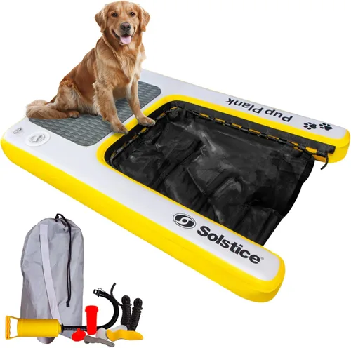Miniatura 11 de SOLSTICE Inflatable Pup Plank, Dog Water Ramp for Boats & Docks, Boost Step