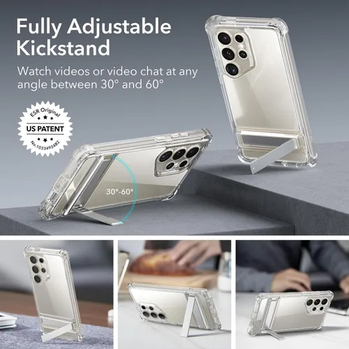 Miniatura 5 de ESR Funda para Samsung Galaxy S24 Ultra Serie Armor, Protección Completa del Cuerpo Cubierta Frontal con Protector de Pantalla y Marco Frontal Extra