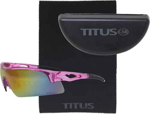 Miniatura 50 de TITUS G20 Gafas de seguridad para todos los deportes, protección para motocicletas, compatibles con ANSI Z87+ Marco negro - Lente ahumado - Con bolsa