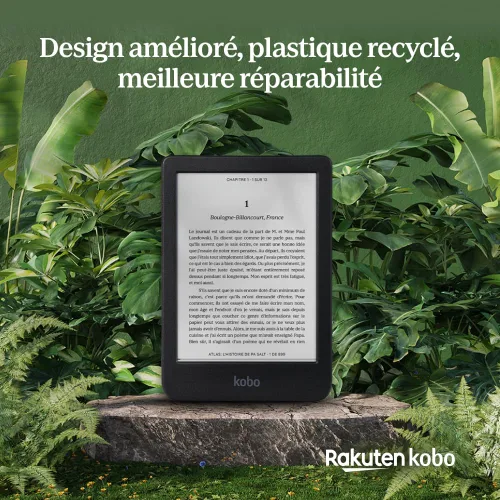 Miniatura 4 de Kobo Clara BW eReader Pantalla táctil antideslumbrante de 6 pulgadas con ComfortLight PRO Opción de modo oscuro Audiolibros Resistente al
