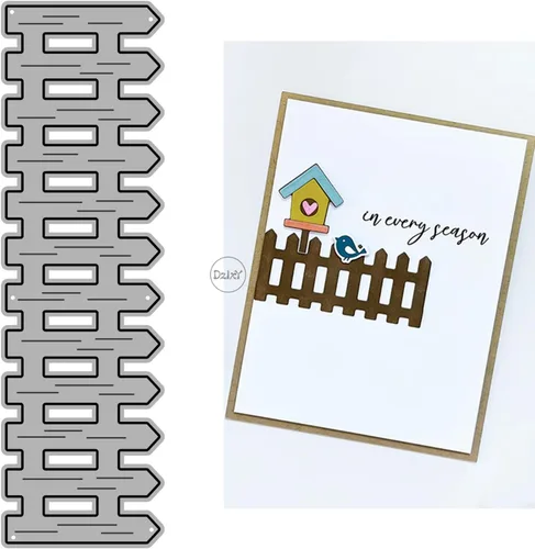 Miniatura 7 de DzIxY Casas Troqueles de corte de metal para kit de fabricación de tarjetas, troquelados de papel en relieve, plantillas de máquina de álbumes