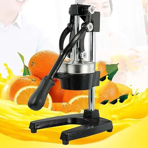 Exprimidor manual profesional de limón, exprimidor manual comercial de prensa de frutas, sin pelar, sin necesidad de añadir agua, fácil operación,