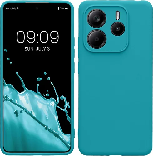 Miniatura 33 de kwmobile Funda compatible con Xiaomi Redmi Note 11 / Note 11S - Funda protectora de silicona TPU suave y delgada - Azul Báltico